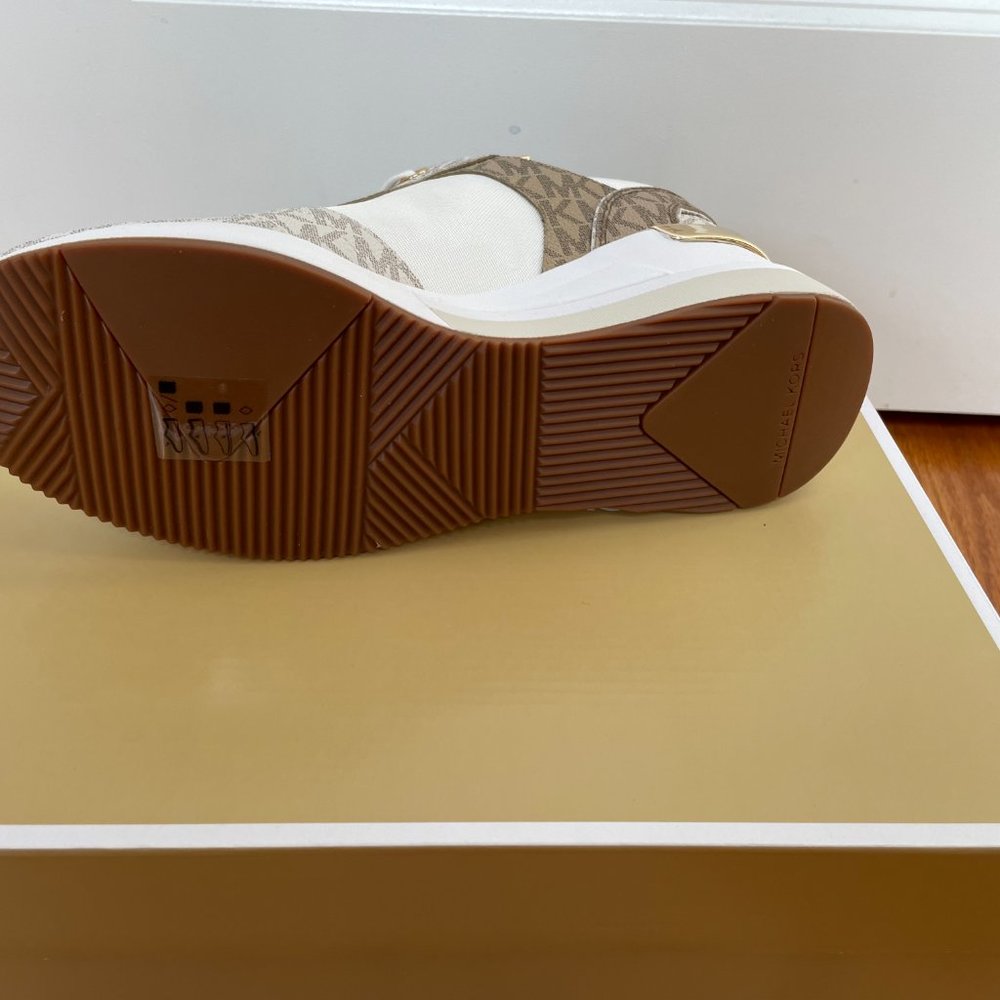 Crista Mixed-Media Trainer from Michael Kors - Picture 6 of 9